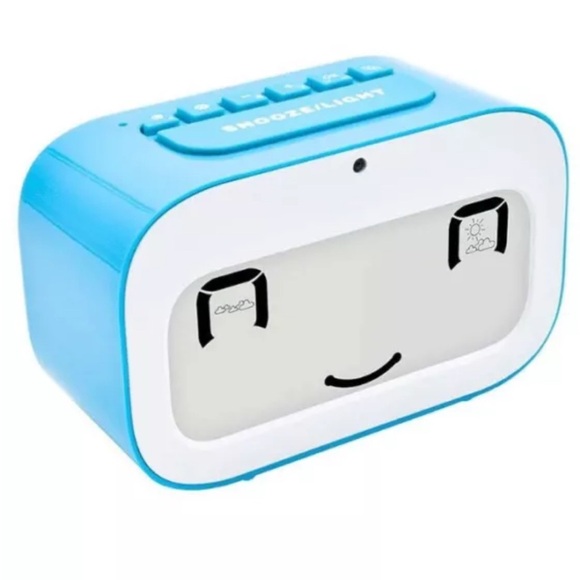Geree Alarm Clock For Kids/Cute Emoji Desk Clock Smart Backlight/Temp/Snooze - Picture 2 of 5